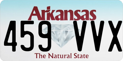 AR license plate 459VVX