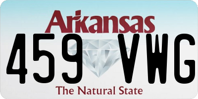 AR license plate 459VWG