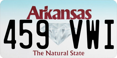 AR license plate 459VWI