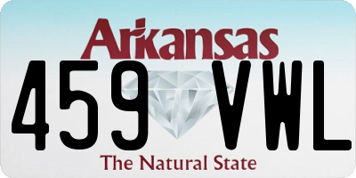 AR license plate 459VWL