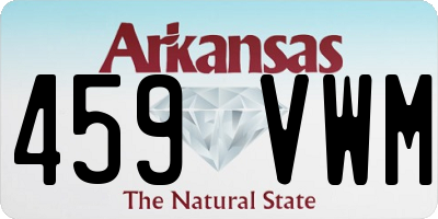 AR license plate 459VWM