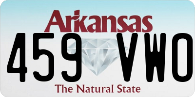 AR license plate 459VWO