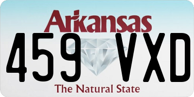 AR license plate 459VXD