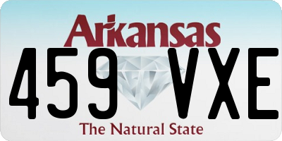 AR license plate 459VXE