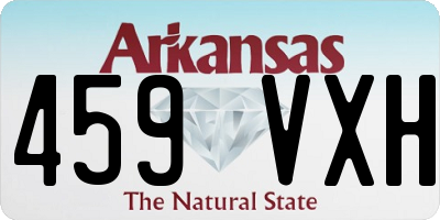 AR license plate 459VXH