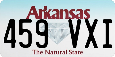 AR license plate 459VXI