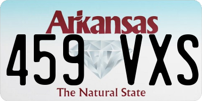 AR license plate 459VXS