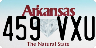 AR license plate 459VXU