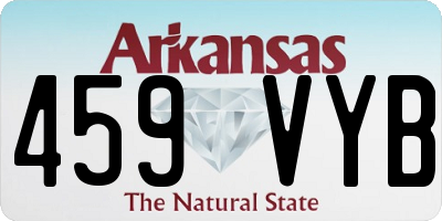 AR license plate 459VYB