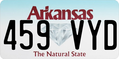 AR license plate 459VYD