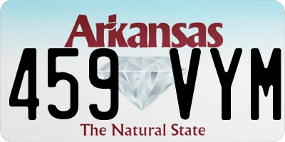 AR license plate 459VYM