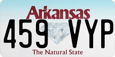 AR license plate 459VYP