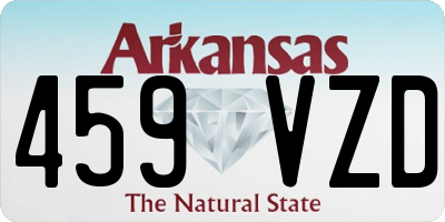 AR license plate 459VZD