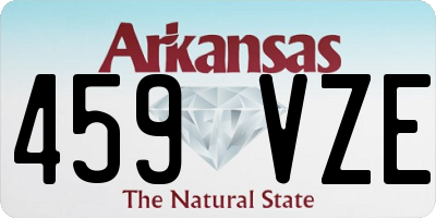 AR license plate 459VZE