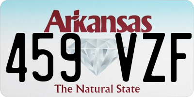 AR license plate 459VZF