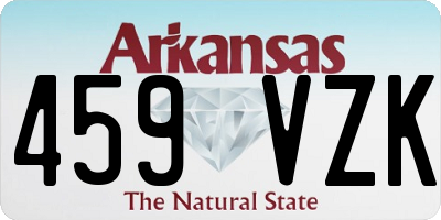 AR license plate 459VZK