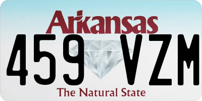 AR license plate 459VZM