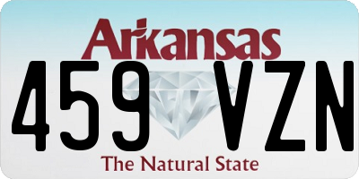 AR license plate 459VZN