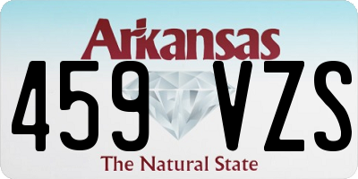 AR license plate 459VZS