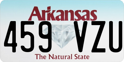 AR license plate 459VZU