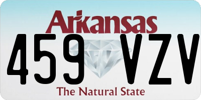AR license plate 459VZV
