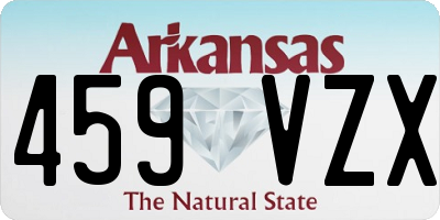 AR license plate 459VZX
