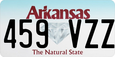 AR license plate 459VZZ