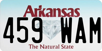 AR license plate 459WAM