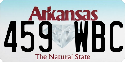 AR license plate 459WBC
