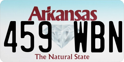 AR license plate 459WBN