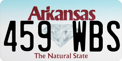 AR license plate 459WBS