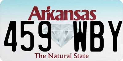 AR license plate 459WBY