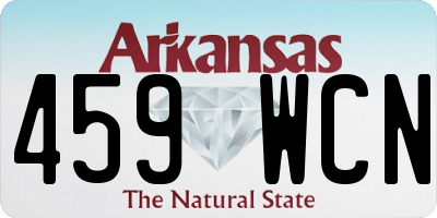 AR license plate 459WCN