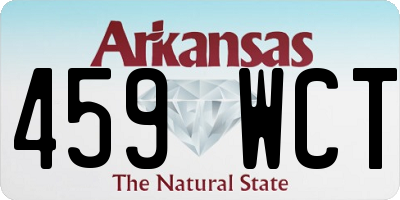 AR license plate 459WCT