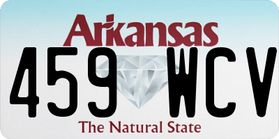 AR license plate 459WCV