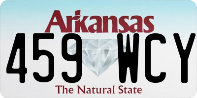 AR license plate 459WCY