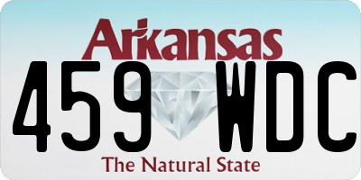 AR license plate 459WDC