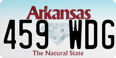 AR license plate 459WDG