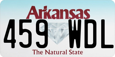 AR license plate 459WDL