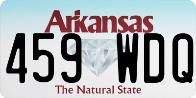 AR license plate 459WDQ