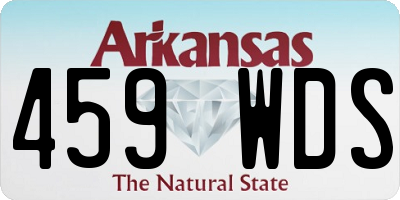 AR license plate 459WDS