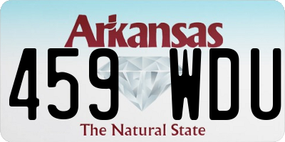 AR license plate 459WDU