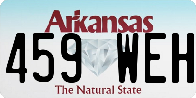 AR license plate 459WEH