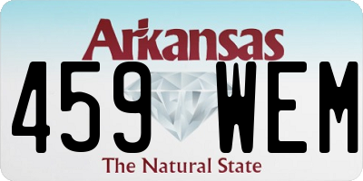 AR license plate 459WEM