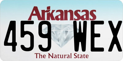 AR license plate 459WEX