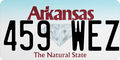 AR license plate 459WEZ