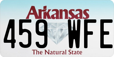 AR license plate 459WFE