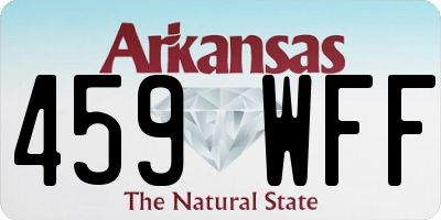 AR license plate 459WFF