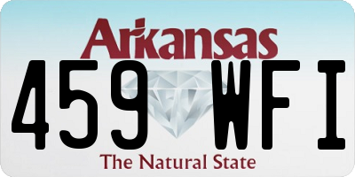 AR license plate 459WFI