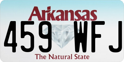 AR license plate 459WFJ
